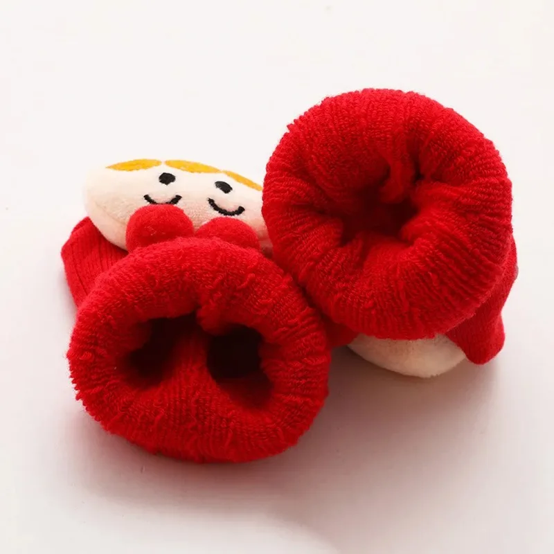 Cotton Anti Slip Socks Cotton Socks Baby Socks Kids Children's Socks for Girls Boys Cute Cotton Baby Christmas Socks for Newborns Non-slip Toddler Infant Winter Clothing