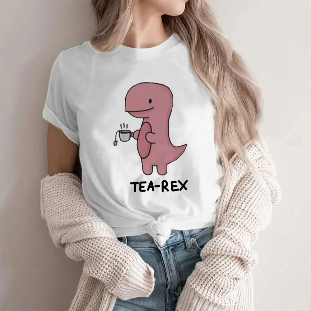 

Trex Tea Tee Женская летняя футболка женская одежда Манга