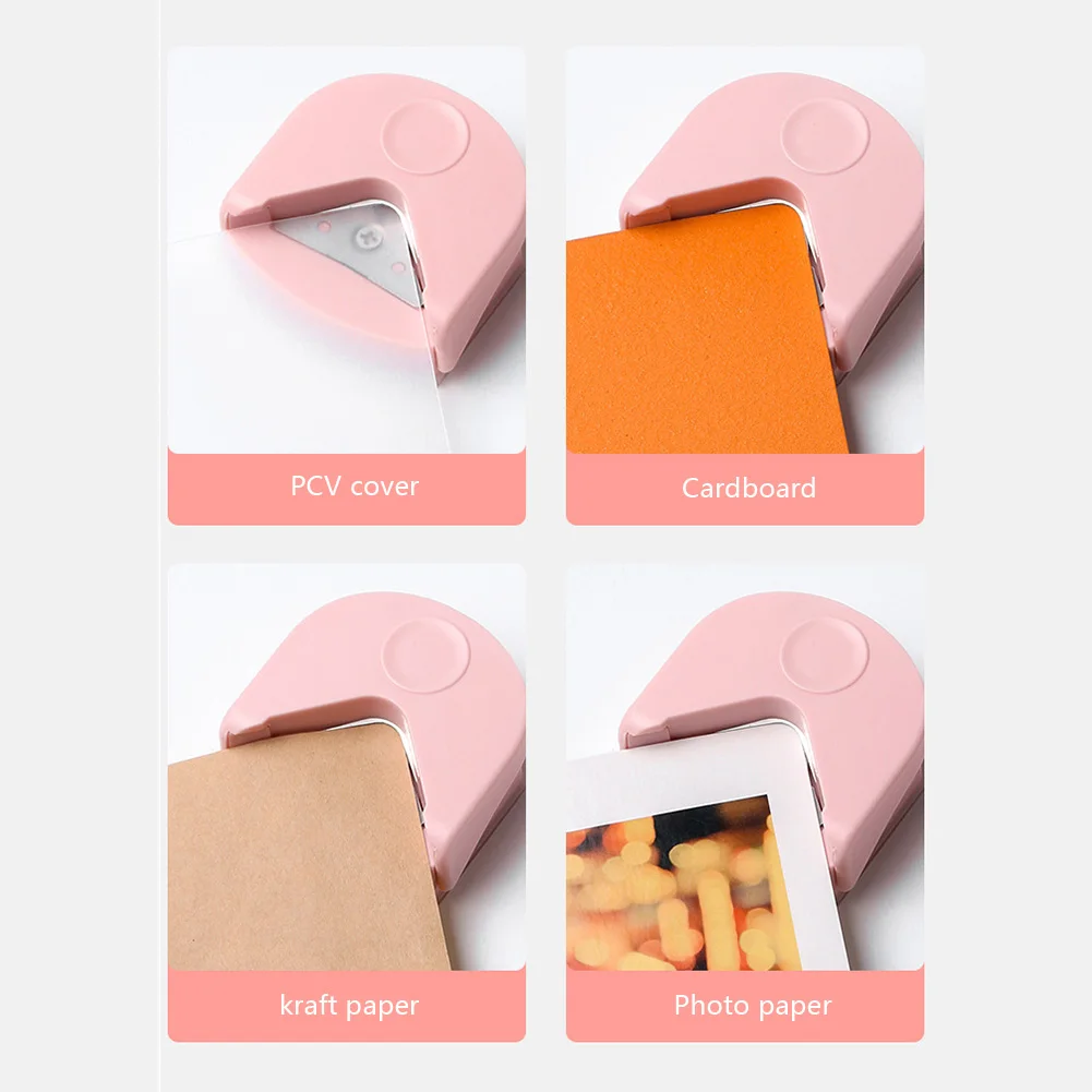 R4 Corner Rounder Paper Cutter Circle Shape Trimmer Plastic PVC Film Corner Edge Trimmer Papers Photos Card Circles Cutter paper cutter corner cutter fillet cutting tool bevel cutter