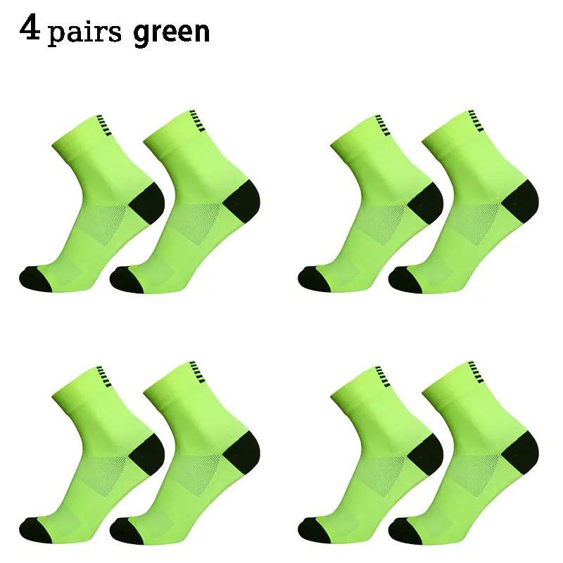 4 pairs short breathable mesh men and women cycling socks professional sports cycling road calcetines hombre sports socks cycling socks fitness sports socks sport socks