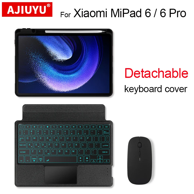 Official Xiaomi Mi Pad 6 / 6 Pro Keyboard Case 11 Original Xiaomi Magnetic  Cover Smat TouchPad PU Leather Folding Stand Cover - AliExpress