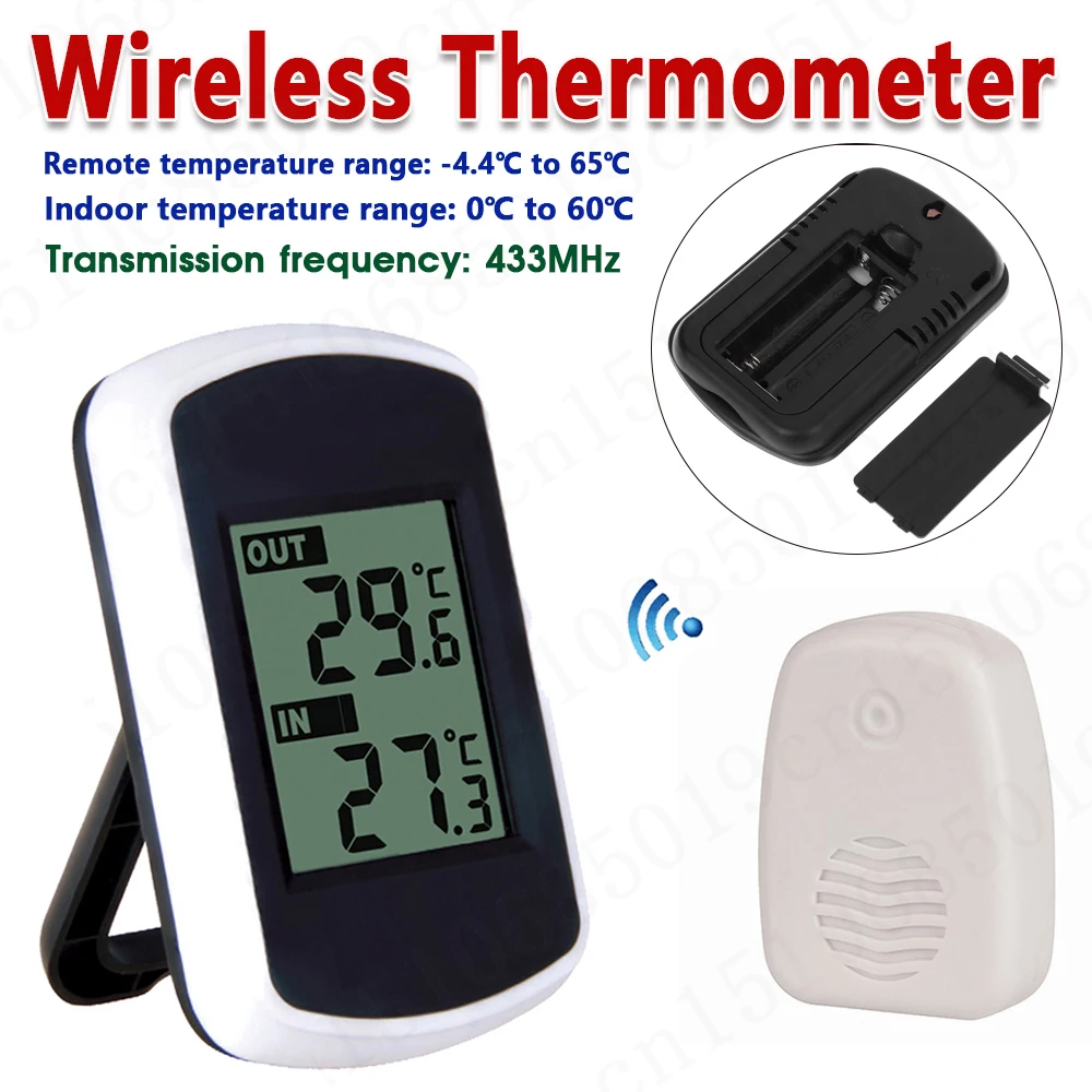 TS-WS-43 Thermometer Hygrometer Tester Indoor/Outdoor Wireless Weather  Station 8 Channels Digital For Home Security - AliExpress