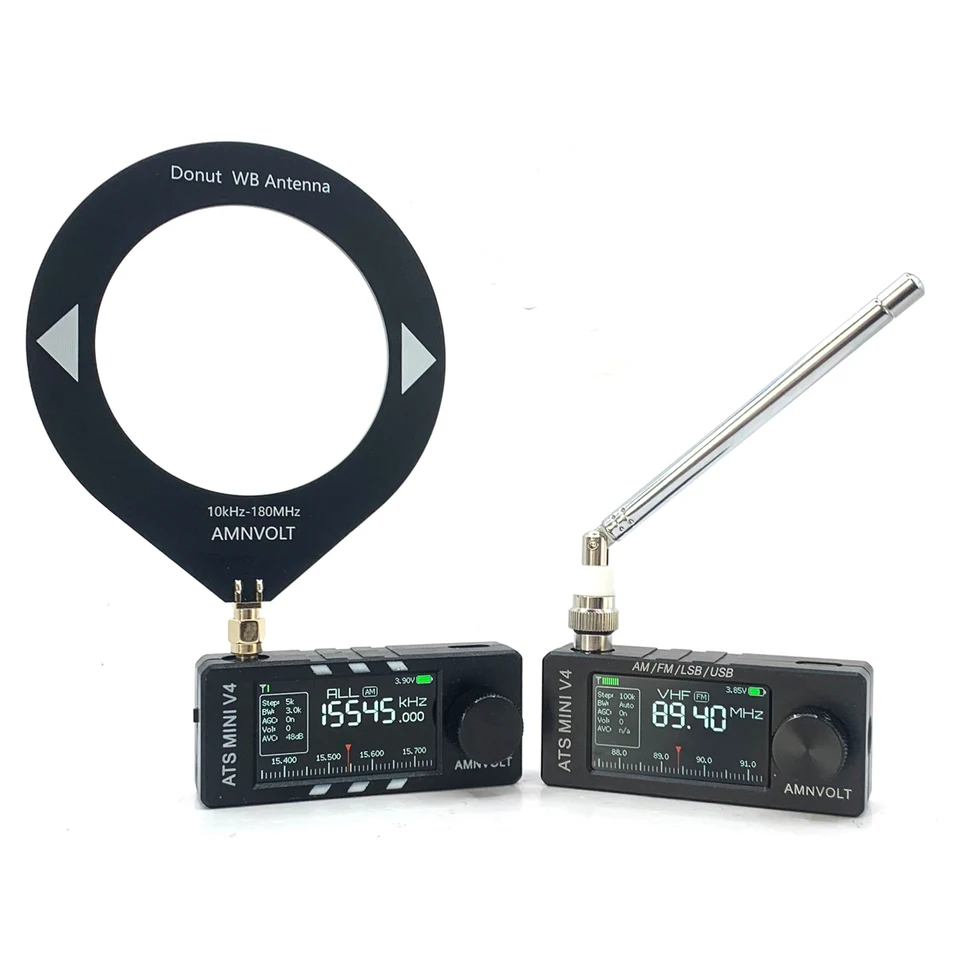 AMNVOLT V4 ATS MINI SI4732 Radio All Band DSP Radio FM AM SSB LSB
