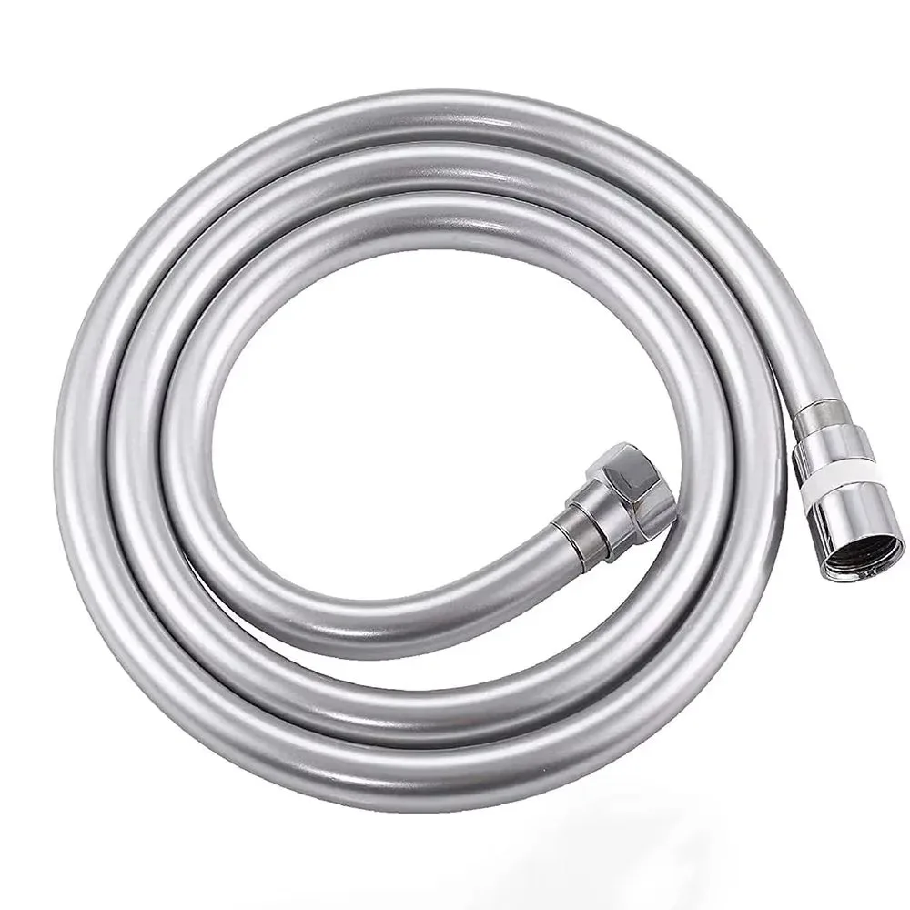 High Pressure PVC Handheld Shower Hose Universal Interface Flexible Anti Winding Explosion-proof Tube Bathroom
