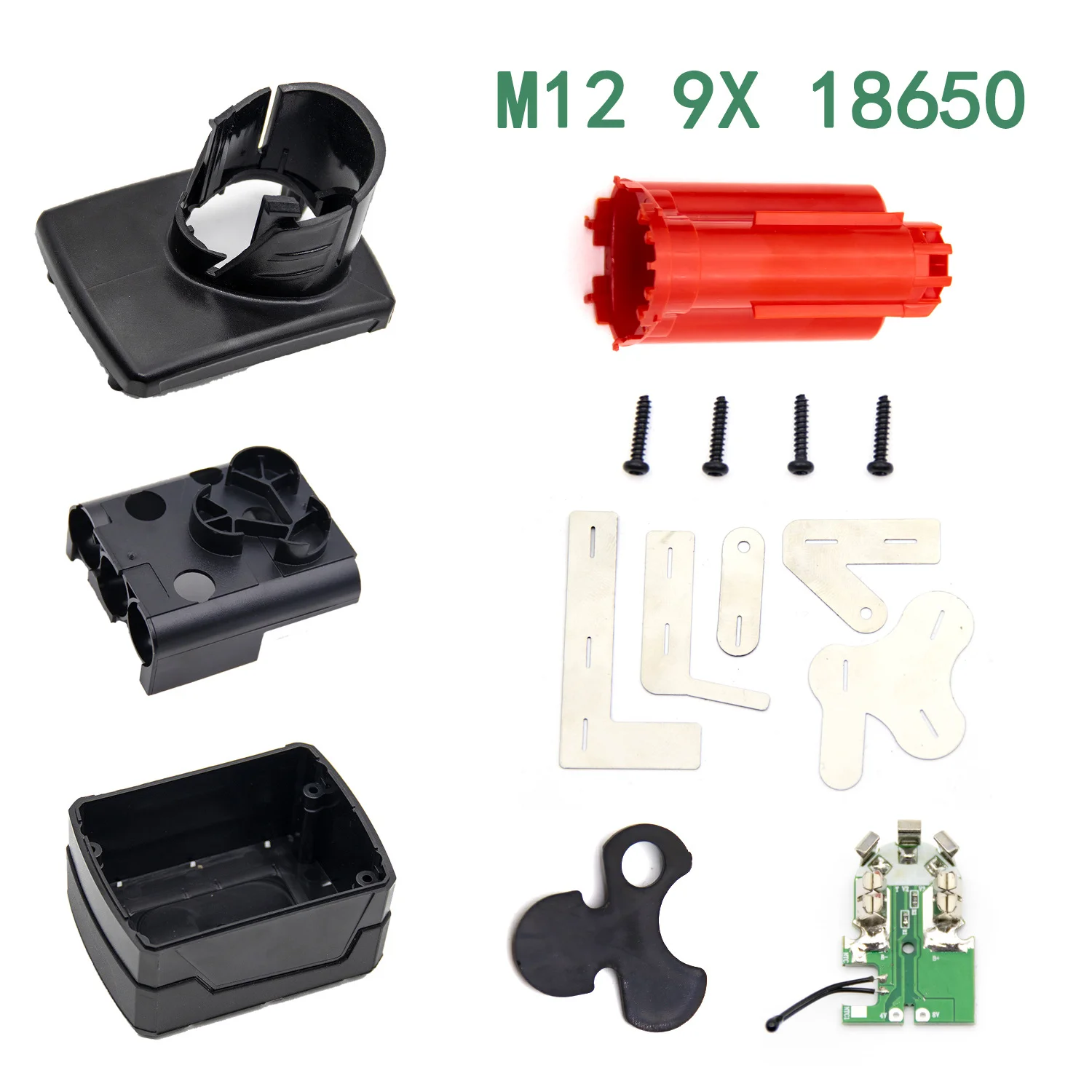 M12 12v 9.0ah Battery Case Replacement For Milwaukee Battery Broken