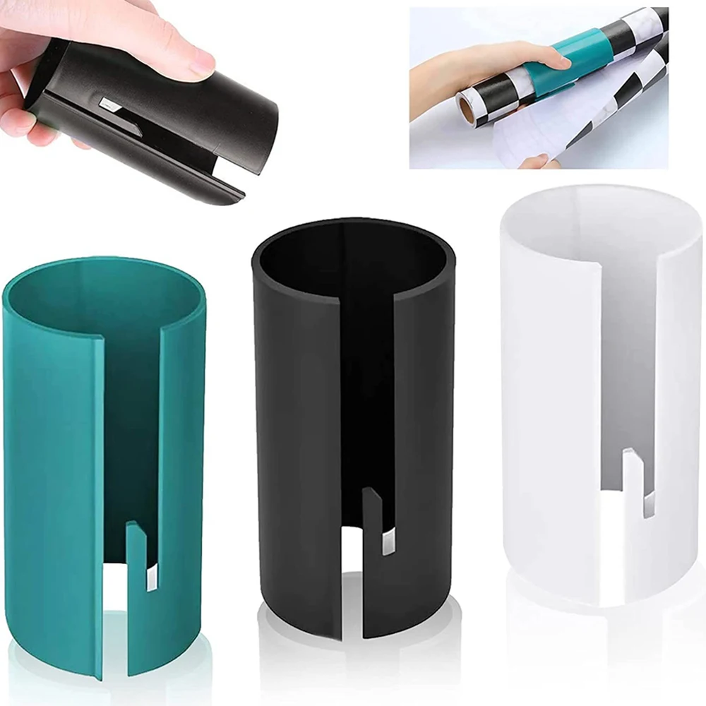 

Christmas Gift Wrapping Paper Cutter Manual Corner Curler Gift Wrapping Paper Cutter Kraft Paper Knife Roll Sliding Wire Cutter