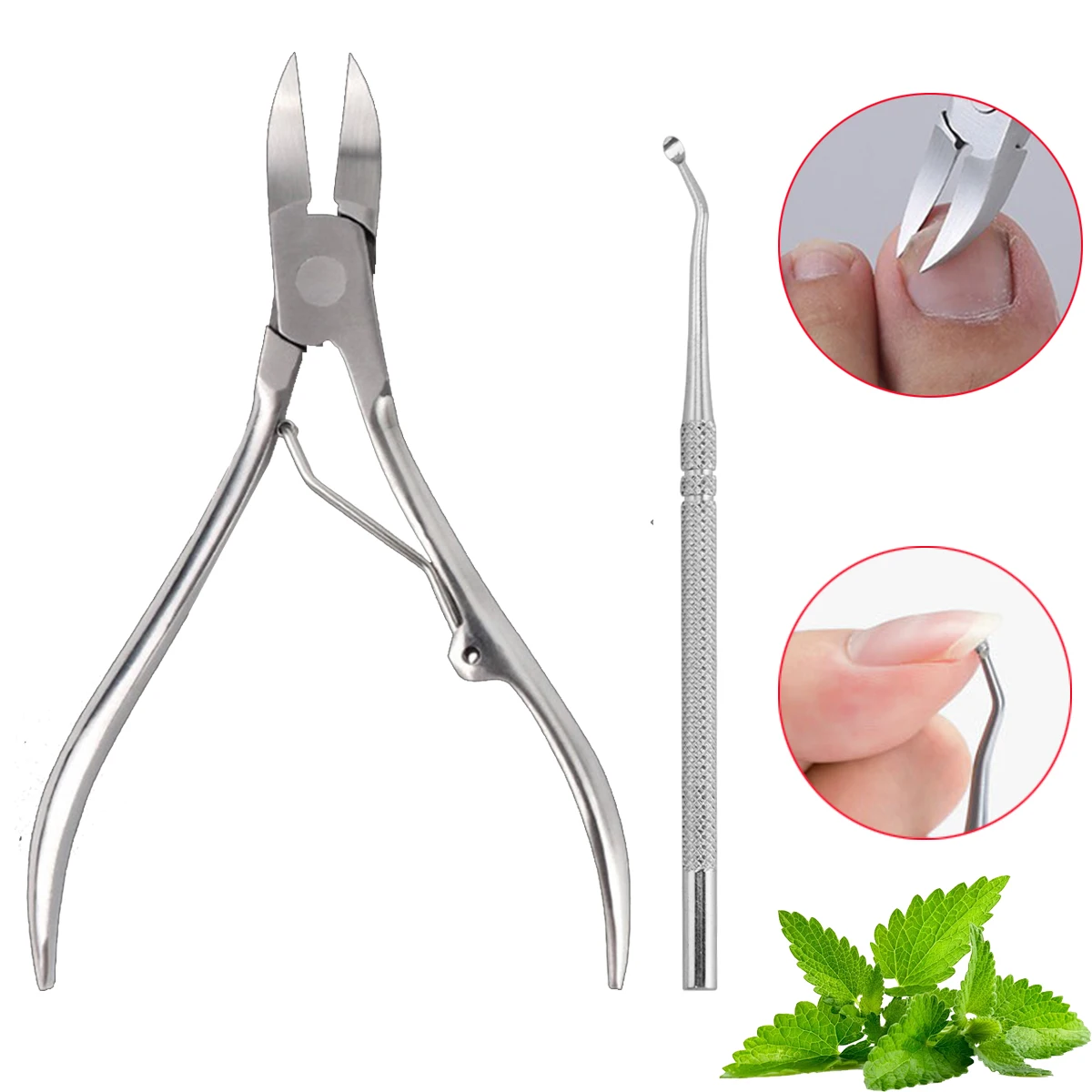 Stainless Steel Nail Clippers:Durable, Rust-Resistant, and Sharp for Precise Cutting – Ideal for Personal Grooming and Nail Care