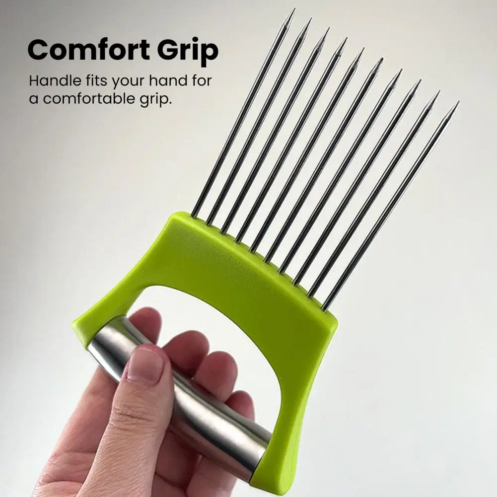 Quick Easy Slicing Tool Vegetable Slicer Tool Stainless Steel Onion Cutter Slicer Set for Kitchen Vegetable Chopper for Potato