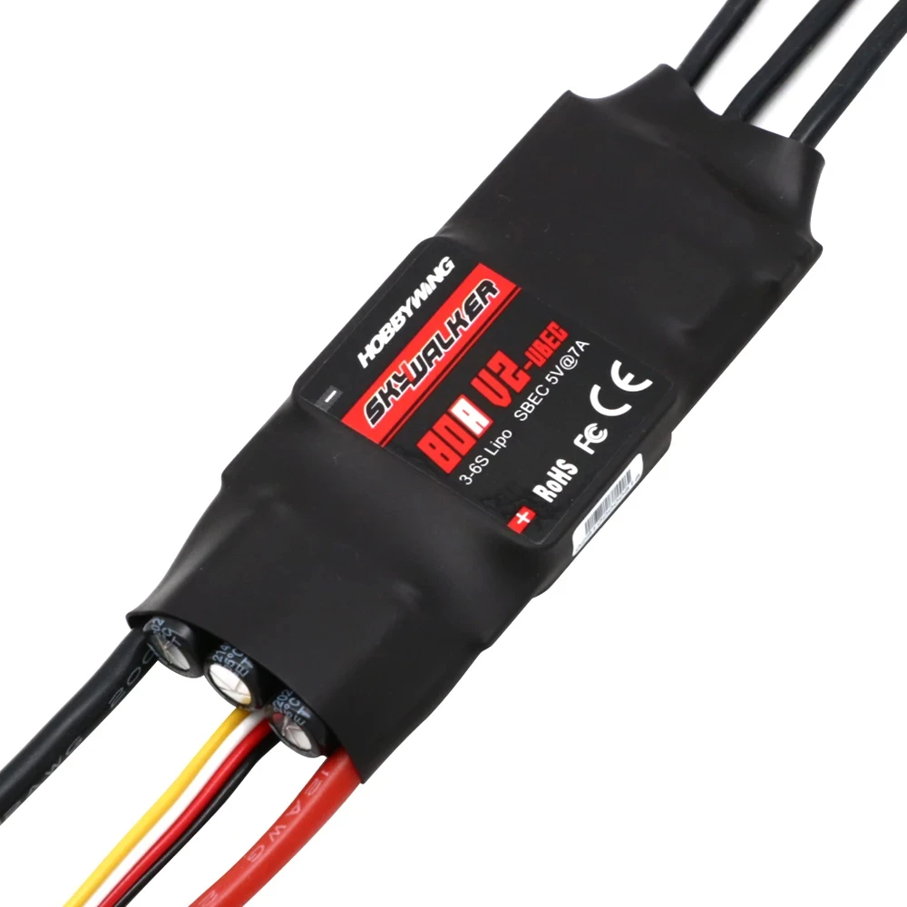 ESC Brushless Hobbywing Skywalker V2 40A 50A 80A 100A pour Drone FPV