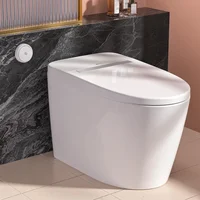Smart Toilet with Built-in Heated Seat, Tankless Toilet with Auto Flushing,Adjustable Seat Temp, Flush Remote Control, Elongated 1