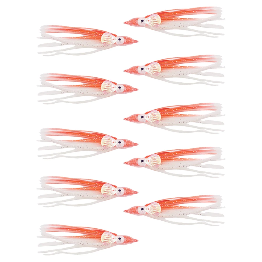 Soft Plastic Fishing Lures Squid Skirts Octopus Lures Trolling