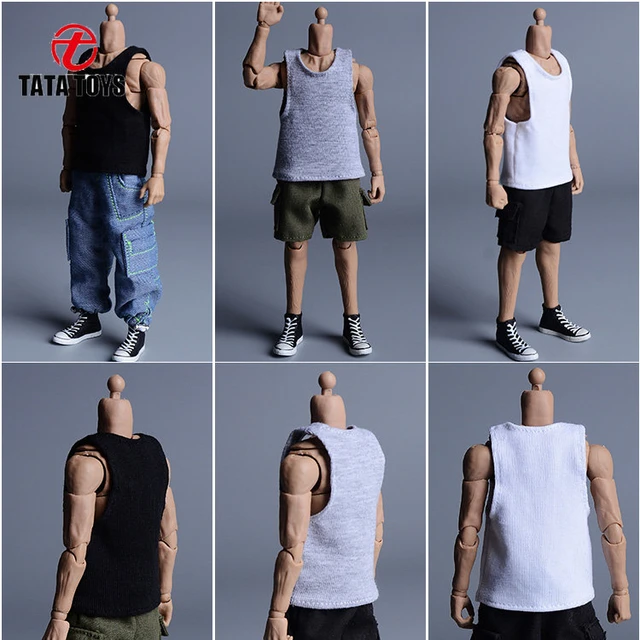 1/12 Scale Shirt/Pants/Jacket/Vest Model For 6'' Action Figure