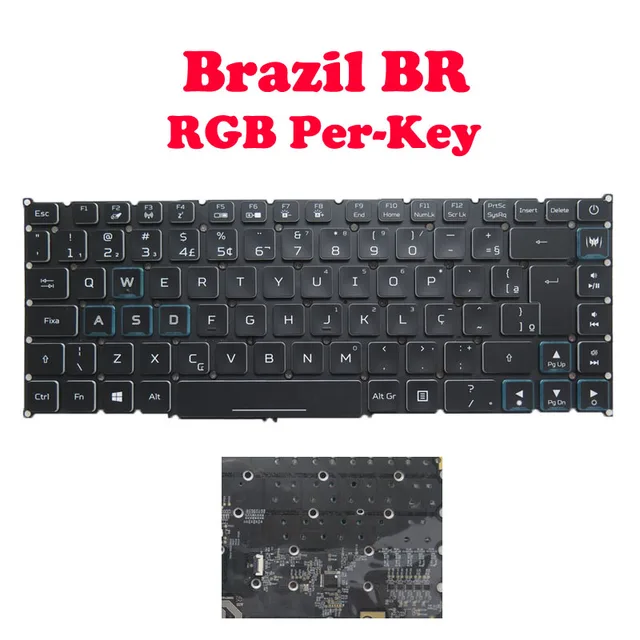 Laptop US Keyboard For ACER Predator Triton 500 PT515-52 PT515-52