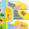 80x50cm Toddler Musical Piano Mat For Children Educational Toys Floor Keyboard Drum Toys Dance Mat With Instruments Sounds Toys 5