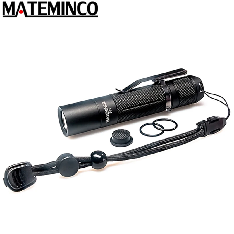 Mateminco T01 al minyum ala ml LED el feneri 1600 l men 5 al ma modu jpg