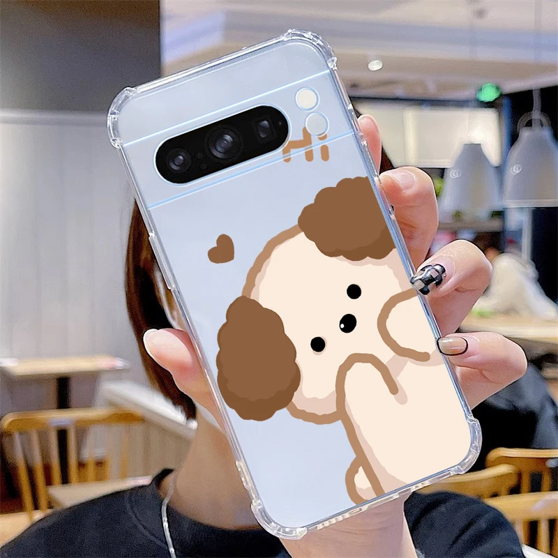 Cartoon Pattern Transparent Phone Case