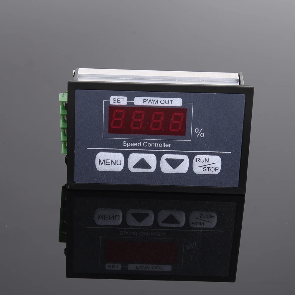 Slow Start Soft Stop PWM DC Motor Speed Control Switch Digital Display 6-60V 30A
