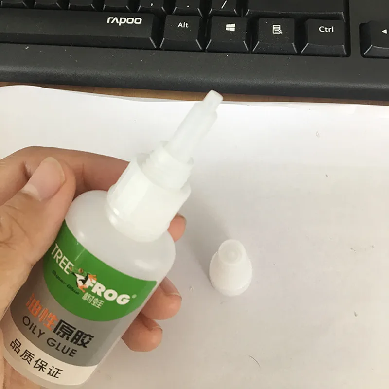 강력한 다목적 접착제 유성 원료 접착제, 고점도 접착제, 액체 사무실 액세서리, 50g