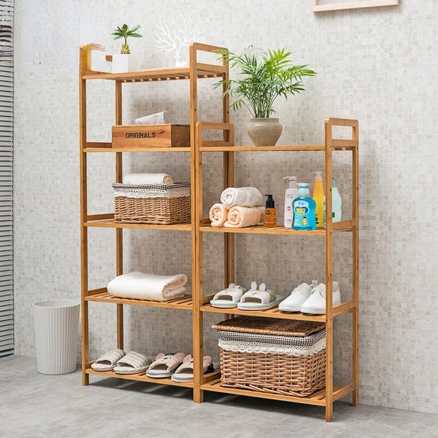 Kitchen Multifunctional Shelf Desktop Narrow Floor Living Room Bedroom Room Storage  Rack Solid Wood Storage Shelf Bookshelf - AliExpress