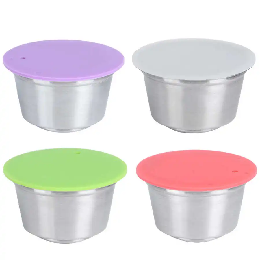 40ML Stainless Steel Coffee Capsule Reusable Nestle Capsule Refillable Filter Cup for Dolce Gusto Coffee Maker