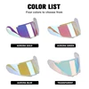 New Motorcycle Helmet Lens Facelift Helmet Special Lens Transparent Mirror Black Mirror Color Mirror Silver Lens Package 2