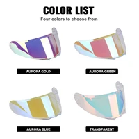 New Motorcycle Helmet Lens Facelift Helmet Special Lens Transparent Mirror Black Mirror Color Mirror Silver Lens Package 2
