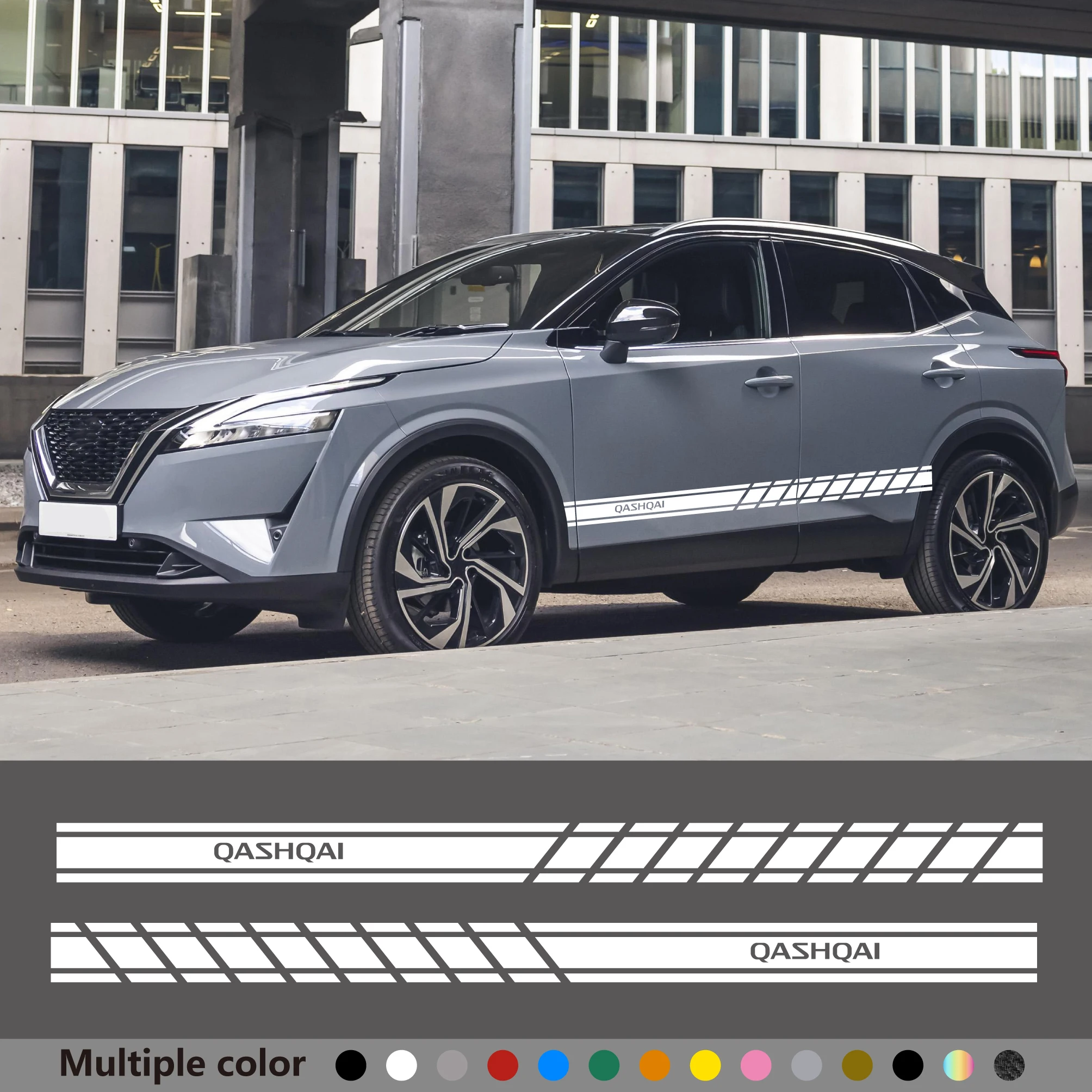 

Various Style Car Door Side Stripes Sticker Apply For Nissan Qashqai J11 J10 Auto Body Decoration Decal Car Styling Accessories