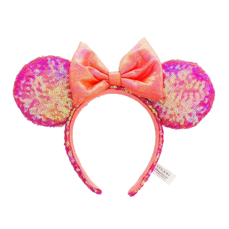 cool baby accessories Mickey Minnie Ears Headband Sequin EARS COSTUME Hallowmas Headband Cosplay Plush Gift plush mouse doll girls Party Hair band baby accessories clipart Baby Accessories