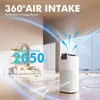 Air Purifier, 2050 Sq Ft with PM 2.5 Air Quality Sensor, Smart WiFi and Sleep Mode, Hepa Filters Filter Airborne Particles 2