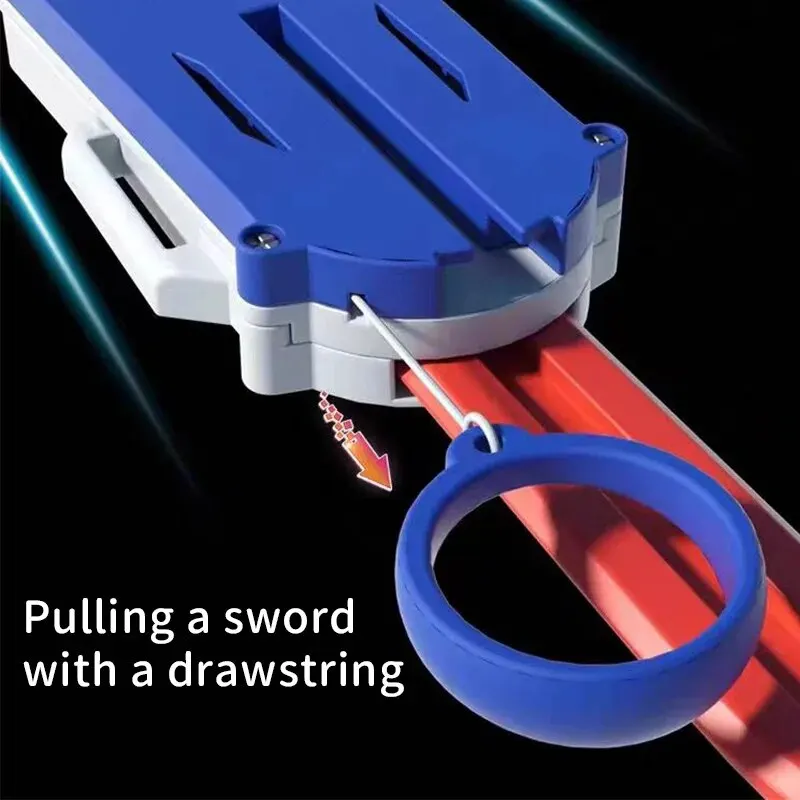 Telescopic Toy Parent-child Interactive Telescopic Sword Multiplayer Battle Game Decompression
