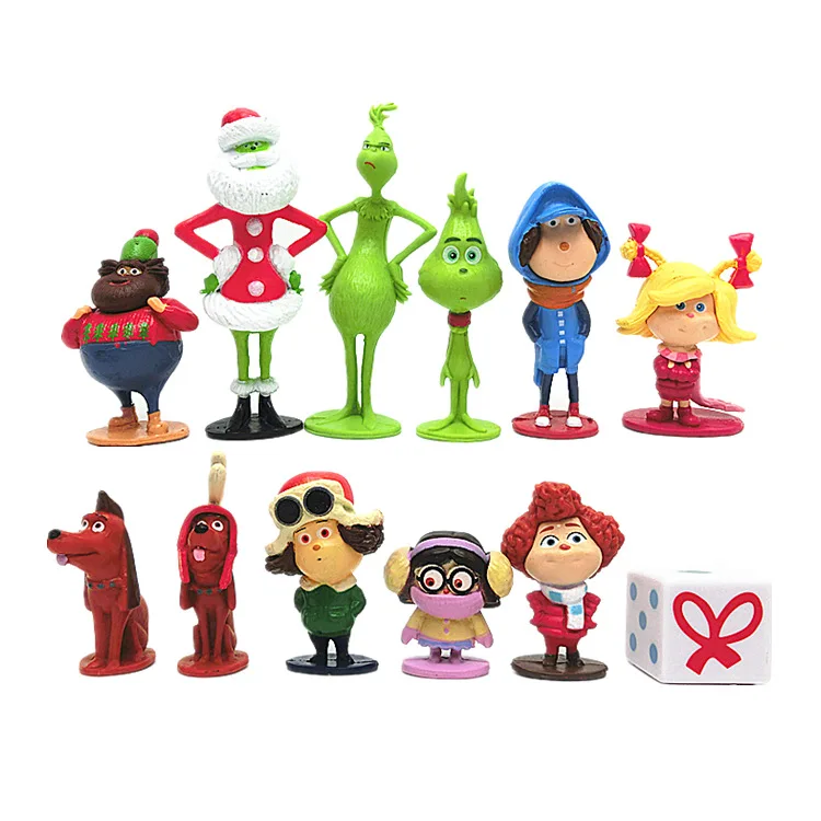 

12pcs/set Grinch-ed Figure Collection Model Toys