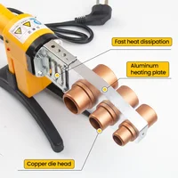 800W 900W Pipe Welding Machine Pipe Soldering Iron Plastic Welding PP/PPR/PB/PE Tube Heating Hot Melt Tool 63/32Types 2