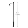5pcs Model Railway 1:87 Lamp Post Street Lights HO OO Scale LEDs 3.54in Yard Garden Decorative Micro Landscape Decoration Lamp 5