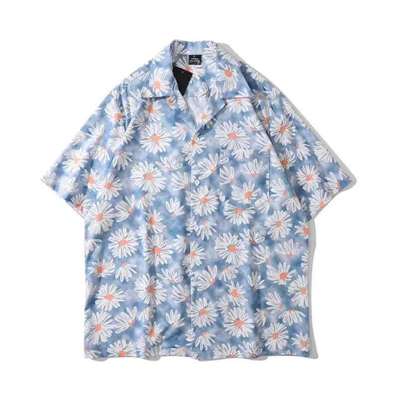 Men Shirt Short Sleeve 2024 New Arrival Summer Loose Male Shirt Thin Fashion Comfortable Student Korean Style Hot Sale S18