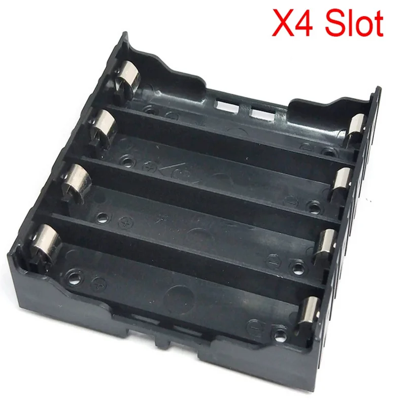 DIY ABS 18650 Power Bank Battery Case 1X 2X 3X 4X 1 2 3 4 Slot Holder Storage Box Hard Pin