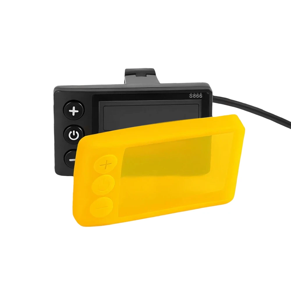 Für S866 Elektrische Fahrrad Display LCD Meter 24V 36V 48V für Kickscooter Control WP Stecker LCD Display Panels silikon Abdeckung Teile – Detail 25
