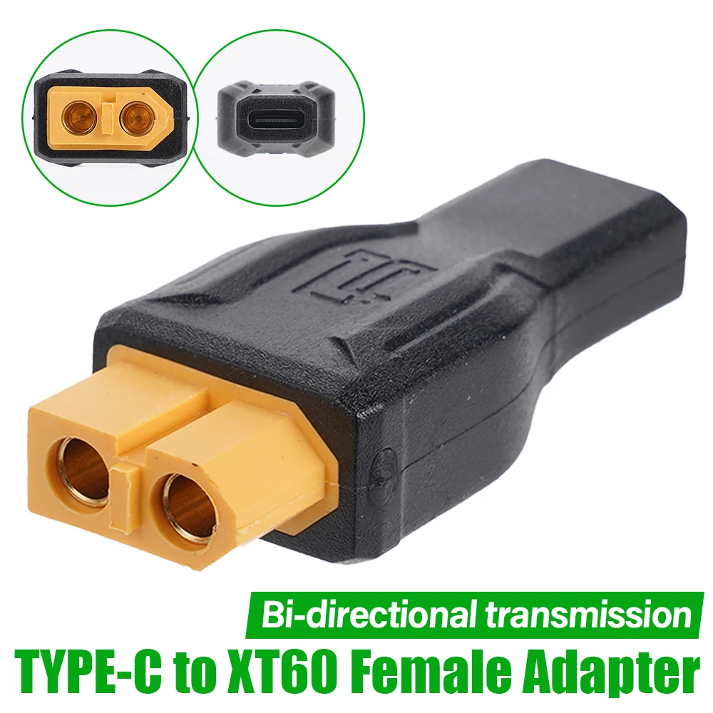 Adaptateur USB-C vers XT60 100W PVC pour drone batterie