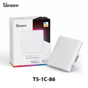 SONOFF TX Ultimate สมาร์ทสวิตช์ผนัง Touch 1/2/3/4gang LED Light Edge Multi-Sensory eWeLink รีโมทคอนโทรลผ่าน Alexa Google Home 7