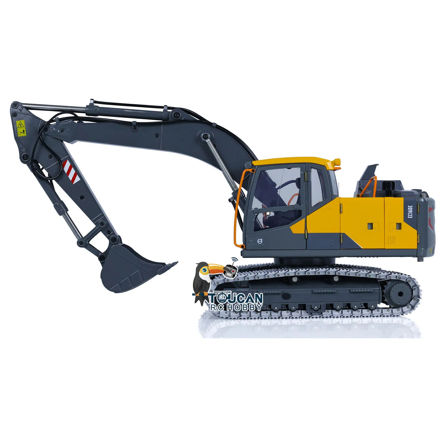 1/14 DoubleE EC160E RC Excavator Metal Electric RC Diggers E010 RTR ESC Servo Motor Light Construction Truck Toys Model  2