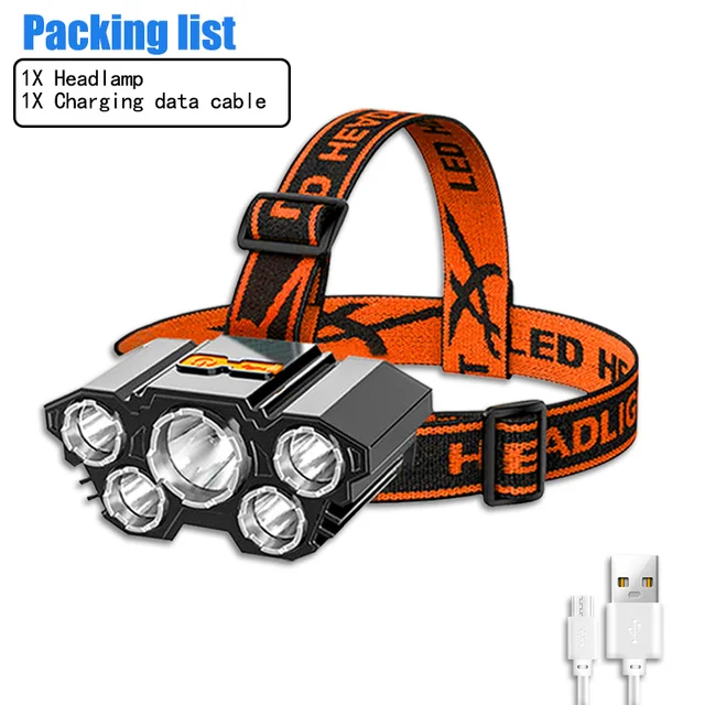 1PCS Headlamp