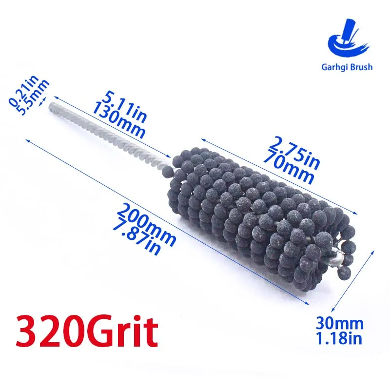 Flex-Hone Silicon Carbide Honing Tool, .354 Max. Bore