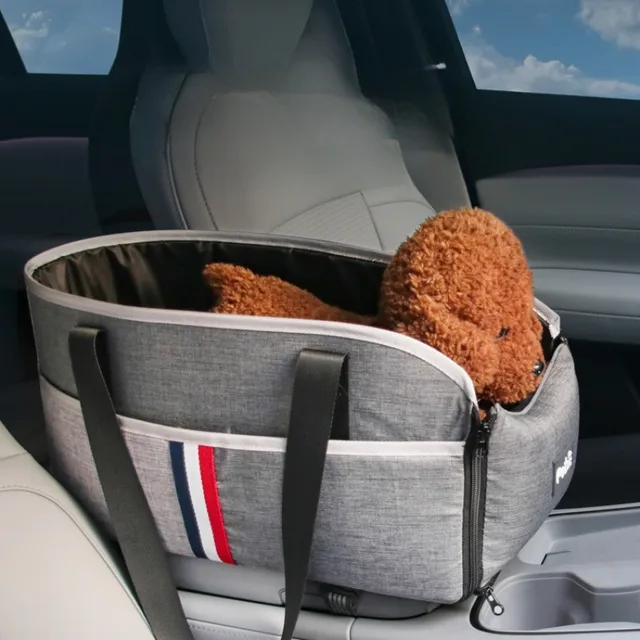 Dog Car Seat Bed Car Central Portable Car Seat Central Safety Travel Cat Dog Bed Transport for Bag Chihuahua Accessories