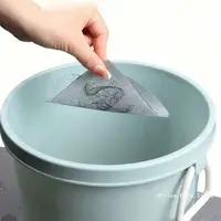 20pcs Disposable Hair Catchers for Shower Mesh Shower Drain Covers Floor Sink Strainer Filter Mesh Stickers Bathroom Accessories 5