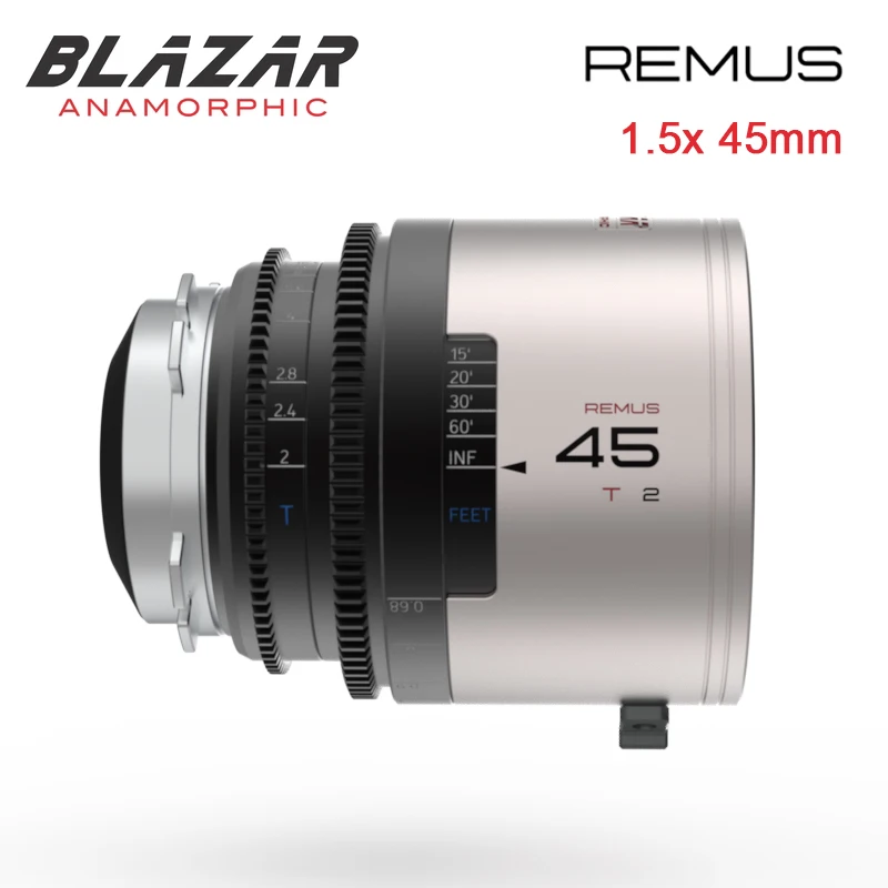 

GREAT JOY BLAZAR REMUS 1.5x 45mm Anamorphic Lens Supports 3:2 full frame For PL/EF Gold Flare/Blue Flare