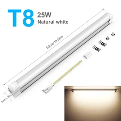 Compact LED Aluminum Light Tube - 15W/25W for Versatile Indoor Lighting (T8 Neutral White 25W)