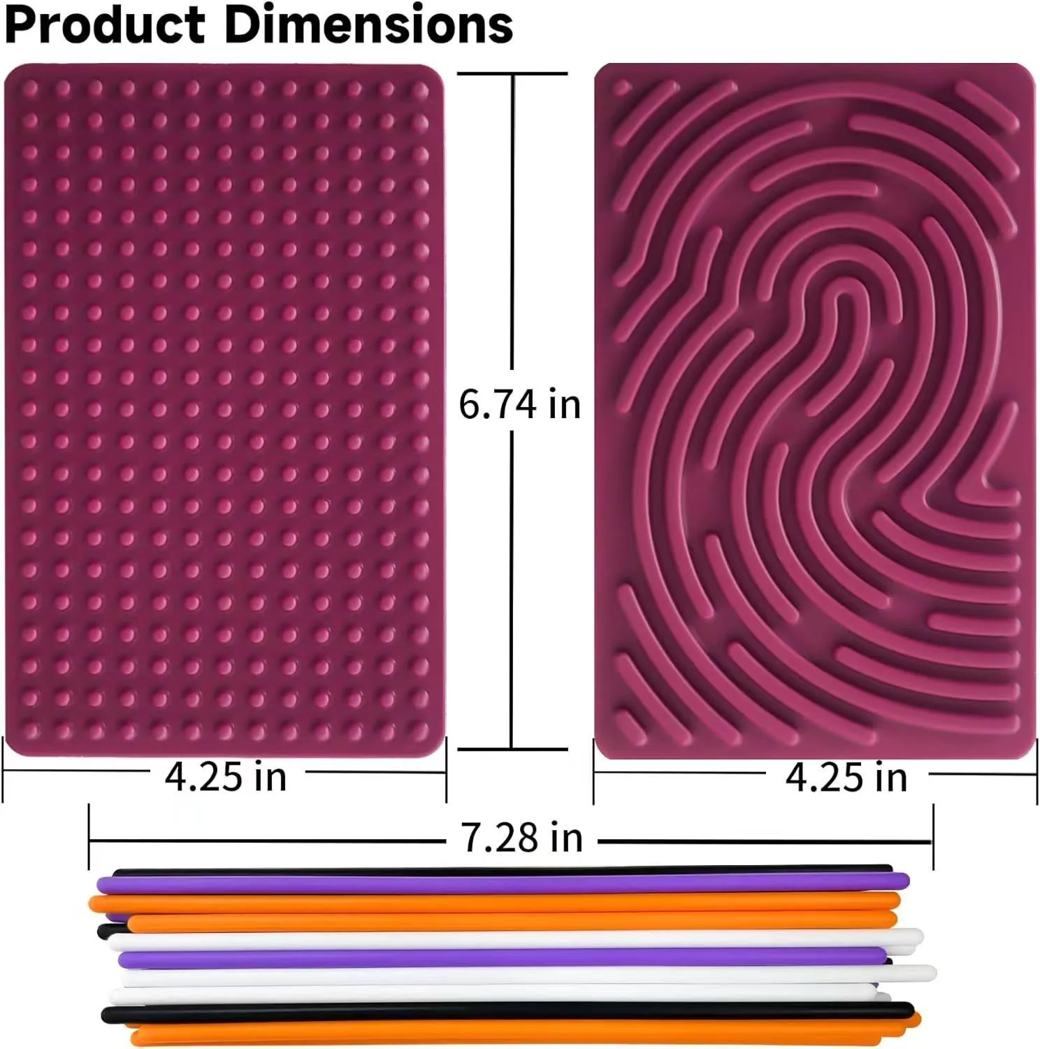 PYEUIFT 8 Pezzi Tavola Per Attività Sensoriali, Giocattoli Antistress Sensoriali, Giocattoli Sensoriali, Giocattoli Per Giochi Antistress Sensoriali In Silicone, Sensory Toys