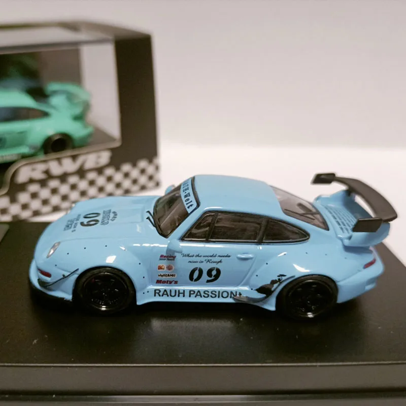1/64 와이드 바디 수정 럭셔리카 로고 모델, 964/993 RAUH-Welt RWB
