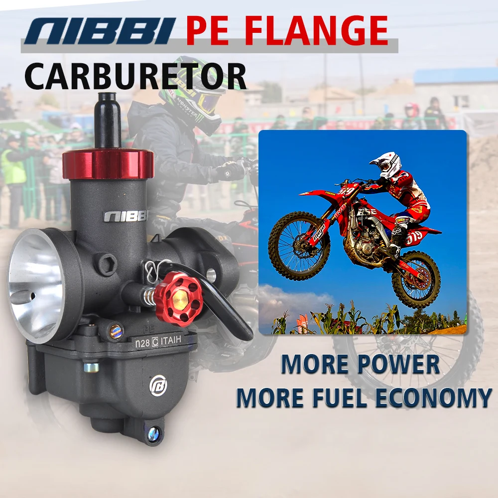 NIBBI-PE Flange Carburador de Motocicleta, Carburadores para