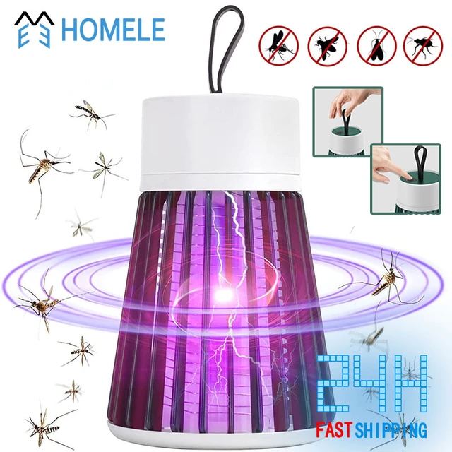 Piège à Mouches USB Portable, Lampe Anti-Moustique à Choc Électrique,  Silencieux et Efficace, Sans Rayonnement, pour Maison, Chambre à Coucher et  Extérieur - AliExpress