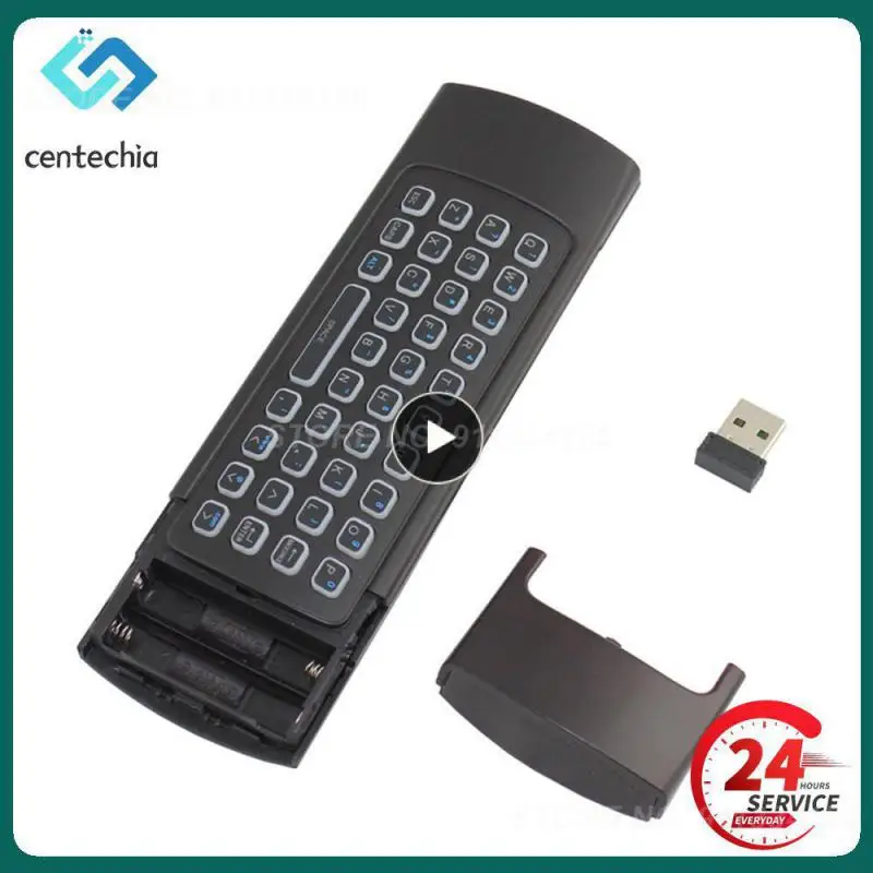 Smart Voice Remote Control Air Mouse Retroilluminato Mx3 2.4G Rf Wireless Keyboard Apprendimento Ir Per Android 9.0 Tv Box